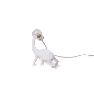 Chameleon Lamp Still LED sfeerlamp, wit, USB SELETTI - Woonkamer - Designer - Kunststof