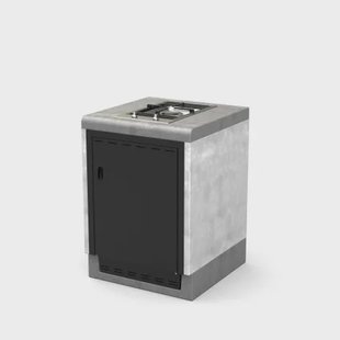 Tuozi Barbecue Tafel Gas Otte Smeg 61 Beton 61x63x85cm