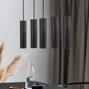 Tilo 5 Hanglamp Black Nordlux - Woonkamer - Metaal - Meerdere lampen