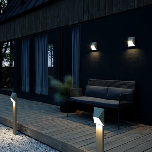 Pontio Tuinlamp Sanded Pontio Garden Nordlux - Modern - Metaal - 1 lamp