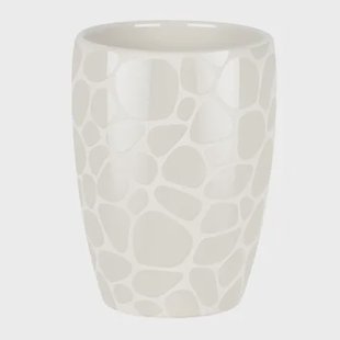Spirella Beker Darwin Pebble Grijs/wit