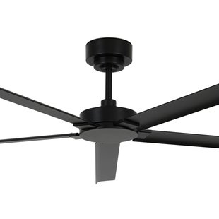 Monza plafondventilator, zwart, Ø 152 cm, IP55 Beacon Lighting - Woonkamer - Modern - Aluminium