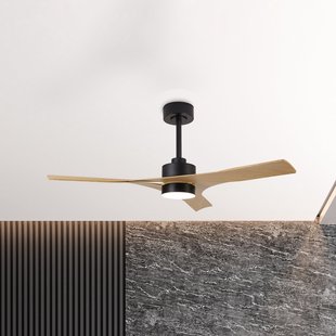 LED plafondventilator Thai hout DC-motor stil CCT Mantra Iluminación - Woonkamer - Modern - Kunststof