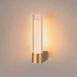 Lygant enkele LED wandlamp, messingkleurig, IP44, aluminium Lygant single SLV - Badkamer - Modern - 1 lamp