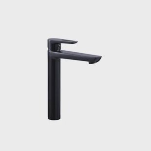 Allibert Wastafelmengkraan Vision - Hoge Uitloop - Zwart Mat - 20,8cm