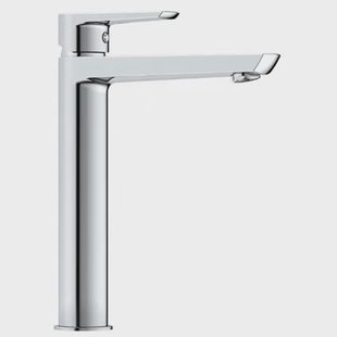 Allibert Inbouw Wastafelkraan Vision - Hoge Uitloop - Chroom - 20,8cm