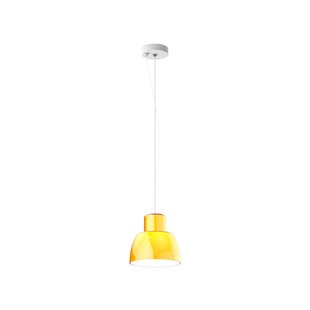 Hanglamp Lorosae, geel, Ø 20 cm, glas, E27 Nemo Lighting - Woonkamer - 1 lamp