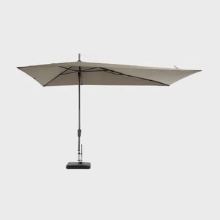 Madison Parasol Topline Asymmetric Sideway Taupe 220x360cm