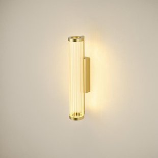 Quimera wandlamp 2700/3000K geborsteld messing SLV - Woonkamer - Aluminium - 1 lamp