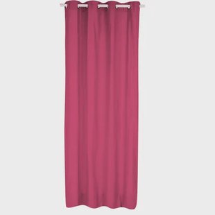 Gordijn Chicago Lichtdoorlatend Fuchia Ringen 140 X 250 Cm