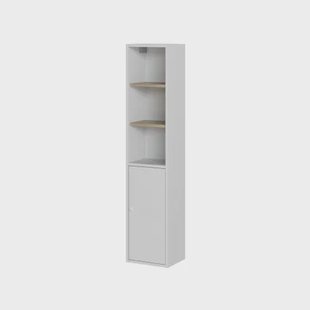 T-bath Kolomkast Lars 140cm Wit/eiken Mat