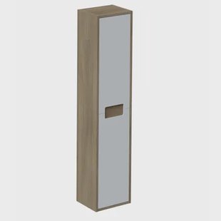 T-bath Kolomkast Hestia 140cm Wit/eiken Mat