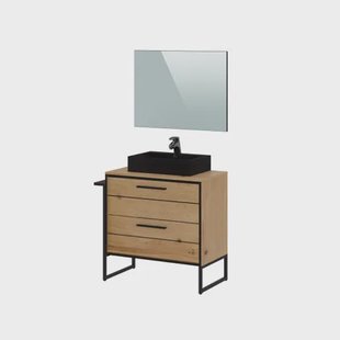 T-bath Badmeubelset Hansia 80cm Licht Eiken