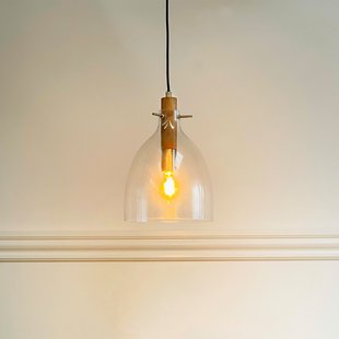 Bistro hanglamp Ø25 helder Dyberg Larsen - Woonkamer - Designer - Glas - 1 lamp
