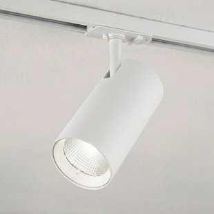 Linaro LED-railspot, wit, Ø 7 cm, aluminium, CCT Lindby - Woonkamer - Modern - 1 lamp