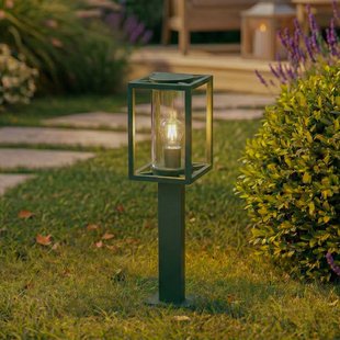 Ferda tuinpadverlichting, IP44, E27, 60 cm, groen, glas Lucande - Terras - Modern - Aluminium - 1 lamp