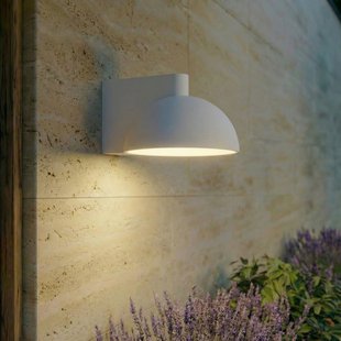 Velira LED buiten wandlamp, metaal, IP54, lichtgrijs Lucande - Modern - 1 lamp