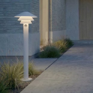 Montaro LED tuinpadverlichting, wit, 110 cm, sensor, aluminium, IP54 Lucande - Modern - 1 lamp