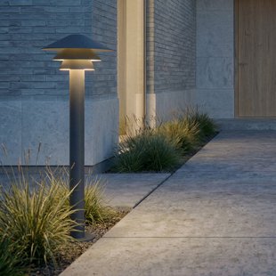 Montaro LED tuinpadverlichting, antraciet, 110 cm, aluminium, IP54 Lucande - Modern - 1 lamp