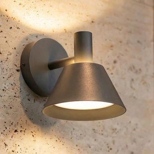 Tabena LED buiten wandlamp, zwart, IP44, CCT Lucande - Modern - Aluminium - Rond