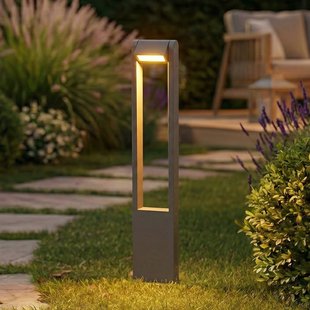 Meloni LED tuinpadverlichting, 65 cm, antraciet, draaibaar, IP65 Lindby - Terras - Modern - Aluminium - 1 lamp