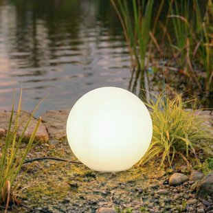 Valyra lichtbol, IP54, Ø 30, grondpen Lindby - Terras - Modern - Kunststof