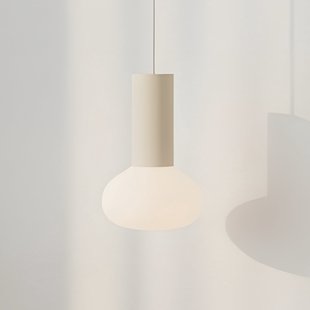Flo hanglamp, beige, 1-lamp, glas ALDEX - Woonkamer - Designer - Metaal - 1 lamp