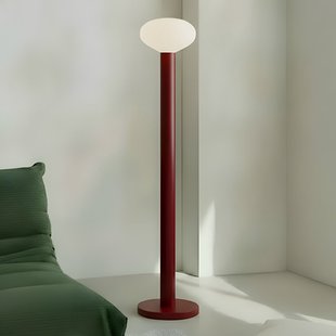 Flo vloerlamp, rood, Ø 30 cm, 1-lamp, glas ALDEX - Woonkamer - Designer - Metaal - 1 lamp