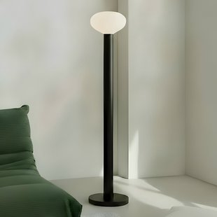 Flo vloerlamp, groen, Ø 30 cm, 1-lamp, glas ALDEX - Woonkamer - Designer - Metaal - 1 lamp