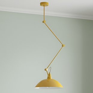 Melos hanglamp, geel, Ø 36 cm, metaal ALDEX - Woonkamer - Scandinavisch - 1 lamp