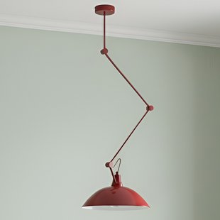 Melos hanglamp, rood, Ø 36 cm, metaal ALDEX - Woonkamer - Scandinavisch - 1 lamp