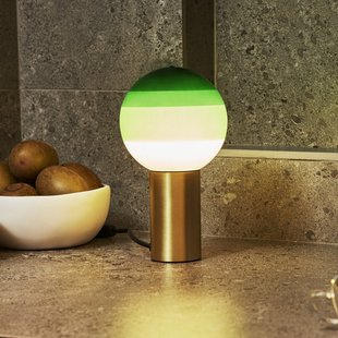 Tafellamp Dipping Light, hoogte 22 cm MARSET - Woonkamer - Designer - Glas - Met lampenkap