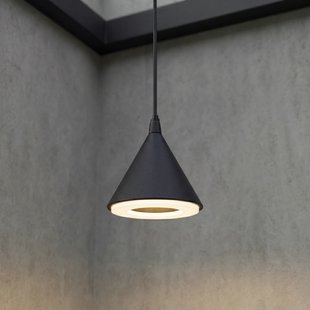 Soran LED buiten hanglamp, zwart, metaal, IP44, Ø 15 cm Lindby - Modern - 1 lamp