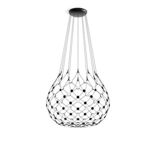 Mesh Wireless Bluetooth hanglamp, Ø 100 cm, 4 m Luceplan - Woonkamer - Designer - Metaal - Meerdere lampen