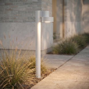 Elune LED tuinpadverlichting, lichtgrijs, IP44, hoogte 77 cm Lucande - Modern - Aluminium - 1 lamp