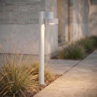 Elune LED tuinpadverlichting, lichtgrijs, sensor, IP44, 77 cm Lucande - Modern - Aluminium - 1 lamp
