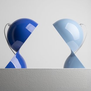 Dalú tafellamp, hoogte 26 cm, lichtblauw Artemide - Woonkamer - Designer - Kunststof