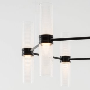 Zephyr Exagonal App, Ø 77 cm, zwart Artemide - Woonkamer - Designer - Aluminium - Meerdere lampen