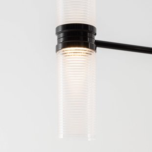Zephyr Linear LED-hanglamp, zwart, lengte 160 cm Artemide - Woonkamer - Designer - Aluminium - Meerdere lampen
