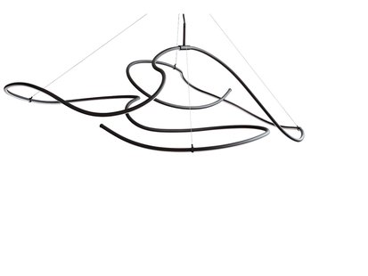 Ghost LED hanglamp, 155 cm, zwart 101 COPENHAGEN - Woonkamer - Designer - Aluminium - 1 lamp