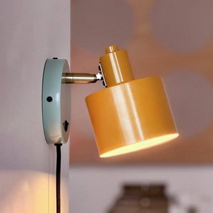 Ocean wandlamp, curry/turkoois, uitsteek 21 cm, Dyberg Larsen - Woonkamer - Scandinavisch - Metaal - Rond