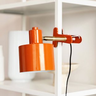 Ocean klemlamp, oranje, E14, metaal Dyberg Larsen - Slaapkamer - Scandinavisch - Rond
