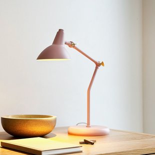 Vela tafellamp, roze, hoogte 45 cm Dyberg Larsen - Woonkamer - Scandinavisch - Metaal - Rond