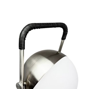 Mova LED-tafellamp op batterijen, zwart, IP44 Dyberg Larsen - Woonkamer - Scandinavisch - Metaal - Rond
