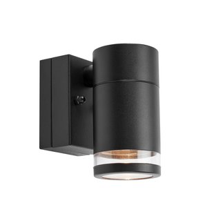 Luno LED buiten wandlamp, zwart, 1-lamp, IP65, dimbaar. Markslöjd - Scandinavisch - Aluminium - 1 lamp