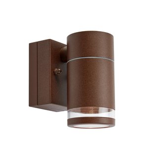 Luno LED buiten wandlamp, bruin, 1-lamp, IP65, dimbaar. Markslöjd - Scandinavisch - Aluminium - 1 lamp