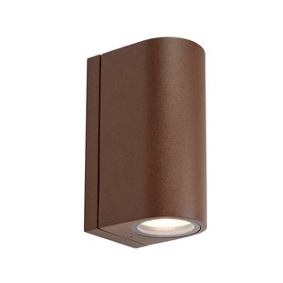 Alor LED buiten wandlamp, bruin, 2-lamps, IP65, dimbaar Markslöjd - Scandinavisch - Aluminium - Meerdere lampen