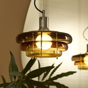 Sunset hanglamp Ø 28 cm, amber MARKET SET - Eetkamer - Designer - Glas - 1 lamp