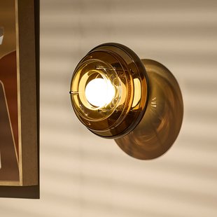 Sunset wandlamp, amber MARKET SET - Woonkamer - Designer - Glas - 1 lamp
