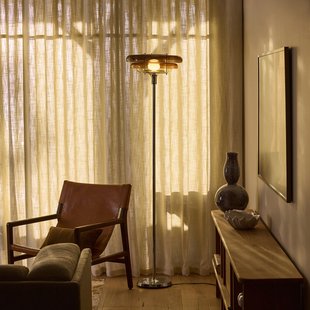 Sunset vloerlamp, amber MARKET SET - Woonkamer - Designer - Glas - 1 lamp